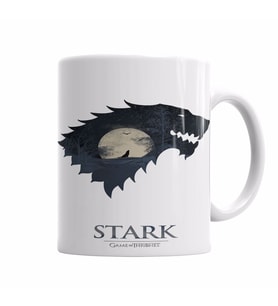 Game of Thrones Winter is Coming Stark Kupa Bardak Porselen