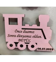 magnet tren modeli kişiye özel 25 adet