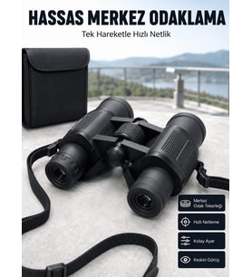 Profesyonel Doğa ve Kuş Gözlem Dürbünü FMC Optik Mercekli