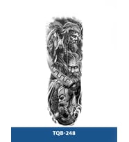 TQB-248 SAVAŞCI ASKERLER DESEN GEÇİCİ KOL DÖVMESİ-TATTO