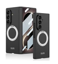 Galaxy Z Fold 8 Ultra Kılıf M-safe Şarj Özellikli Kıpta KPT-07 Ring Standlı Sert PC Kılıf