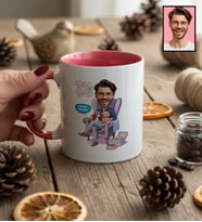 Kişiye Özel Karikatürlü Dog Dad Köpek Babası Kupa Bardak Babalar Günü Hediyesi