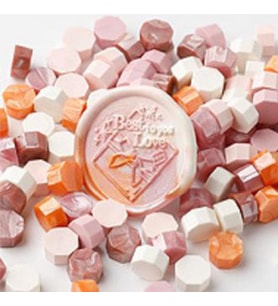Mühür Mumu 50 Davetiye İçin 150 Boncuk Model: 14 Pembe Güzellik