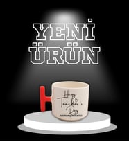 Öğretmenler Günü Özel Hediye Seramik Kupa Bardak (Kırmızı)