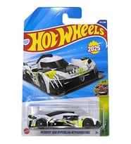 Hot Wheels Peugeot 9X8 Hypercar [Beyaz] Exotics 2/5, 174/250, 2025 Için Yeni!, 1:64 Ölçekli Diecast