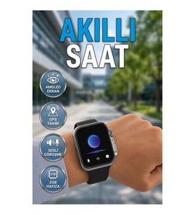 RS12 PRO+ 2025 Akıllı Saat 45 mm 3D AMOLED Ekran GPS 2GB Hafıza Sesli Görüşme Özellikli