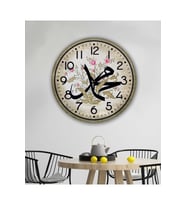 bilge Tasarım Retro Duvar Saati 40 x 40 CM (Karışık)