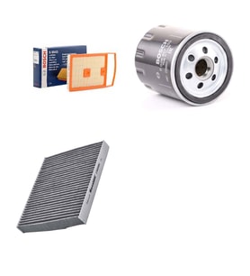 Bosch Filtre Bakım Seti Skoda Roomster 1.4 TDI Dizel 2007-2010 Hava + Yağ F. + Polen Filtre Bosch