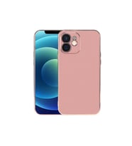 Apple iPhone 12 Uyumlu Kılıf Zore Viyana Kapak (Rose Gold Altın)