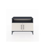 Arges Şifonyer 2 Raflı 2 Kapaklı 88x30x64 Antrasit-Aytaşı