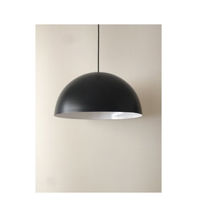 MYLİGHTS SİYAH  İÇİ BEYAZ 40 CM METAL SARKIT AVİZE  MODERN SPOR AVİZE