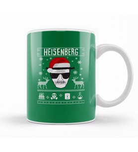 Breaking Bad Heisenberg Christmas Kupa Bardak Porselen