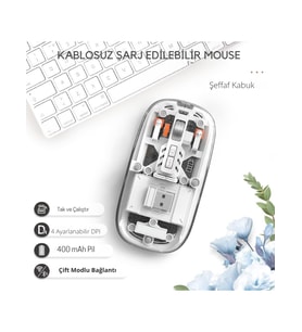 Beyaz 501 Bt+Wireless Mouse ZR1133