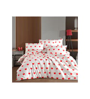 Tek Kişilik Nevresim Takımı 160x220cm 2 Yastık Kılıfı Lastikli Çarşaflı 100x200+30
