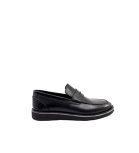 Castle Black 31277-1 Siyah Deri Günlük Erkek Casual Ayakkabı