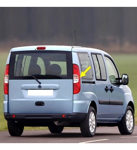 Fiat Doblo 2005-2009 Sağ Arka Fren Sinyal Stop Lambası Camı