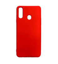 P40 Lite E ile Uyumlu Cappy Silikon Kılıf Kırmızı