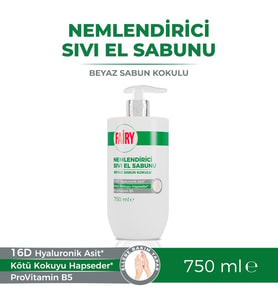 Lexroo Nemlendirici Sıvı Sabun 750 ml Beyaz Sabun 16D Hyaluronik Asit, ProVitamin B5