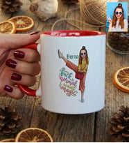 Kişiye Özel Karikatürlü Fuck Normal I Want Magic Kupa Bardak Doğum Günü Hediyesi