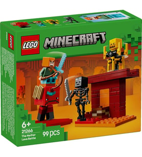 LEGO Minecraft 21266 The Nether Lava Battle