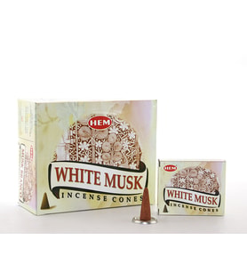 White Musk Aromalı Konik Tütsü