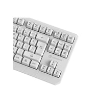 GAMEBOOSTER G75 ELYA Rainbow Aydınlatmalı Beyaz TKL Membrane Oyun Klavyesi