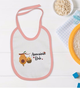 BK Kids Pembe Bebek Mama Önlüğü - Model 42