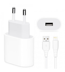 K.Fulai KA-19i 15W Hızlı Şarj Adaptörü + Lightning USB Kablo