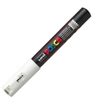 UNİ POSCA SU BAZLI POSTER MARKER 0.7 BEYAZ PC-1M