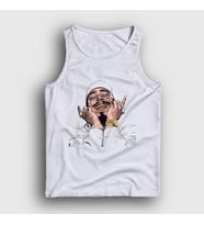 Presmono Unisex Beyaz Laugh Post Malone Atlet 304271tt (Beyaz)