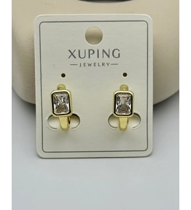 Xuping Gold Kare Taşlı Küpe - 25-xpkp240
