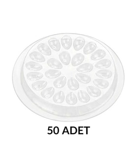 Adanil Kirpik Yapıştırıcı Damla Kabı Şeffaf 50 Adet