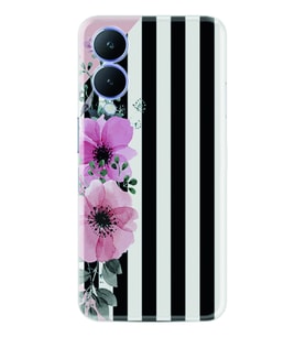 Vivo Y17S Kılıf Resimli Desenli Baskılı Silikon Flowers 4 1390
