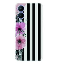 Vivo Y17S Kılıf Resimli Desenli Baskılı Silikon Flowers 4 1390