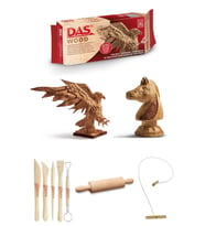 DAS Wood 350 Gr Modelling clay Ahşap Modelleme Ebeşuar kil Seti