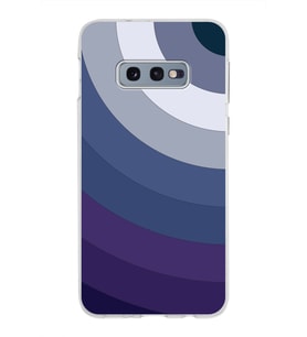 Samsung Galaxy S10E Kapak Renk Cümbüşü Tasarımlı Şeffaf Silikon Kılıf