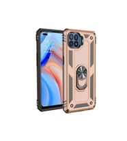 Oppo Reno 4 Lite Uyumlu Kılıf Zore Vega Kapak (Gold)