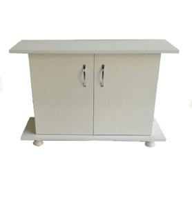 Kanki Pet  80 Cm MDF Düz Akvaryum beyaz Sehpa 80x28x67 cm
