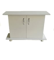 Kanki Pet  80 Cm MDF Düz Akvaryum beyaz Sehpa 80x28x67 cm
