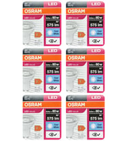 (6 Adet) Ledvance 6,9W Günışığı-Ilık Beyaz (4000K) GU10 Duylu Led Spot Ampul