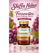Ferrovitec Üzüm Çekirdeği Ekstresi Kapsül (60 Kapsül) (Demir & Çinko & C Vitamini & B12 Vitamini)