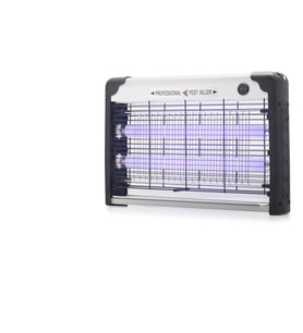Elektrikli Sinek Öldürücü Cihaz 20W 39 Cm Floresan Alüminyum Siyah Beyaz HDX9303