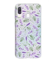 PrintiFy Samsung Galaxy A40 ile Uyumlu 1mm Slim Fit Water Color 3 Baskılı Şeffaf  Kılıf
