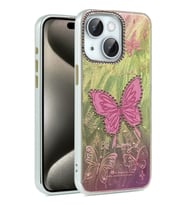 Pilelistore   iPhone 14 Kılıf Blade Aynalı Desenli Kapak - Desen 5
