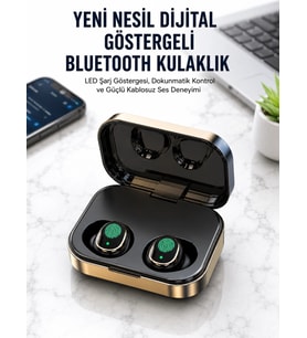 2025 Model Bluetooth Kulaklık Telefon Şarj Edebilen Çağrı Cevaplama Dijital Göstergeli
