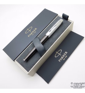 Parker IM Premium Titanyum Gri Roller Kalem  İsme Özel Kalem