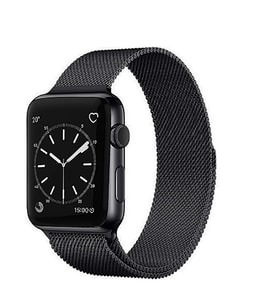 Apple Watch 40mm Uyumlu Kordon Hasır Metal Mıknatıslı Örgü Zore KRD-01 Kayış