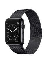 Apple Watch 40mm Uyumlu Kordon Hasır Metal Mıknatıslı Örgü Zore KRD-01 Kayış