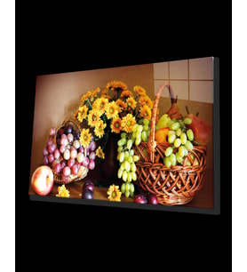 Meyveler Cam Tablo 4mm Dayanıklı Temperli Cam