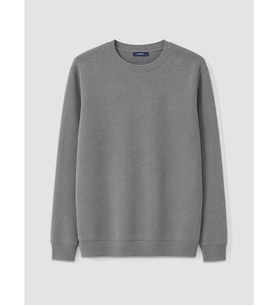 LC WAIKIKI Antrasit Bisiklet Yaka Erkek Sweatshirt